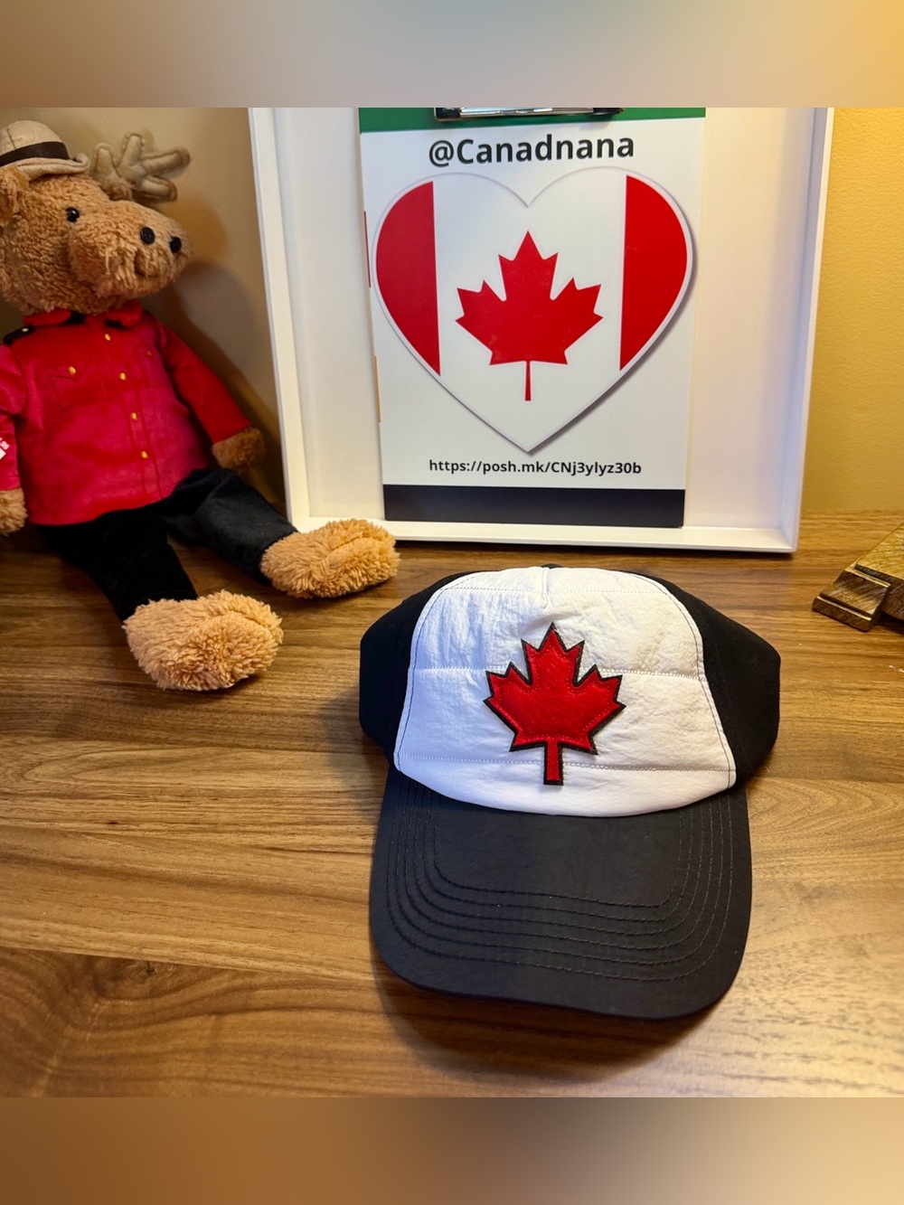 Hudson's Bay Company Canadian Maple Leaf Quilted Baseball Hat